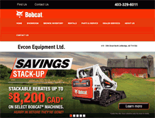 Tablet Screenshot of evconequipment.com